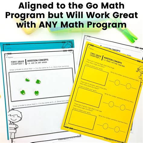 Go Math Chapter Addition Concepts First Grade Worksheets Library