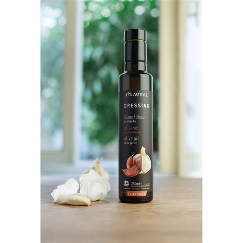 Ulei De Masline Extravirgin Aromatizat Cu Usturoi 250 Ml Dressing