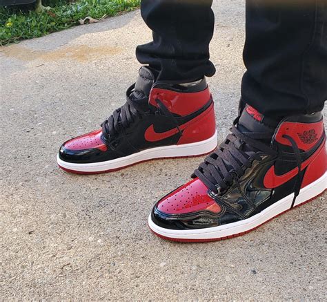 Air Jordan 1 Bred Patent Cocosneakers Rrepsneakers