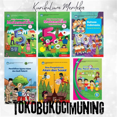 Jual Buku Kurikulum Merdeka Sd Kelas 5 Kemendikbud Shopee Indonesia