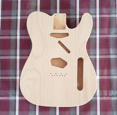 Woodtech Routing 2 Pc Alder Telecaster Body Unfinished Reverb