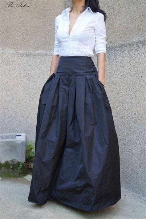 Cute Maxi Skirt Outfits To Impress Everybody Addicfashion Long