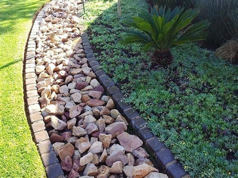 Simple Drainage Ditch Landscaping Ideas Backyard Drainage Backyard