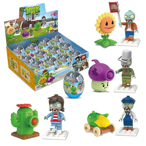 Plants Vs Zombies Juguetes De Bloques De Construcci N 50 Estilos PVZ