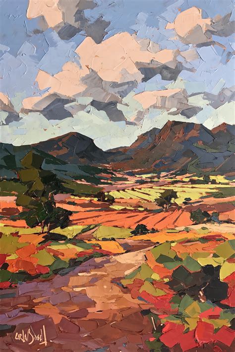 Forever Valley X Palette Knife Piece By Carla Bosch