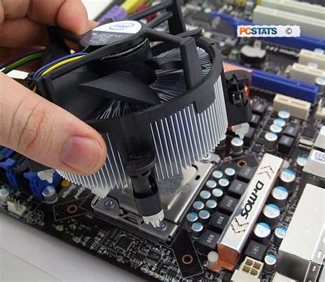 Intel Core I7 PCSTATS Review Removing Socket 1366 Heatsinks And