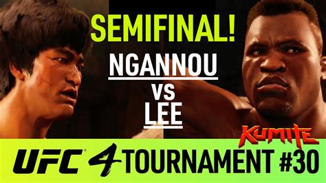 EA Sports UFC 4 Francis Ngannou Vs Bruce Lee Kumite Arena