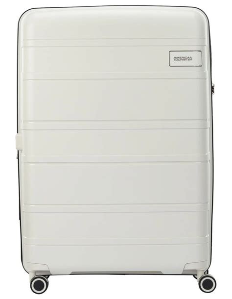 American Tourister Light Max Spinner 82cm In Off White MYER