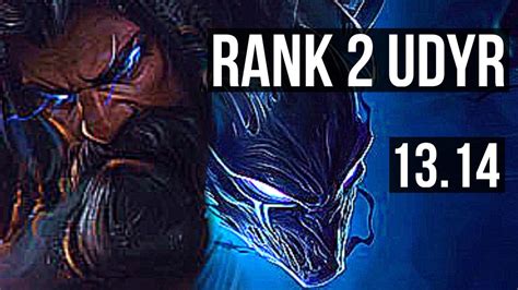 UDYR Vs NOCTURNE JNG Rank 2 Udyr 1900 Games 1 7M Mastery 13 3 3