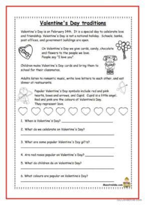 284 Valentine S Day English ESL Worksheets Pdf Doc