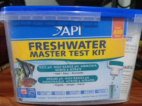 Api Fresh Water Master Test Kit Pet Supplies Homes Other Pet