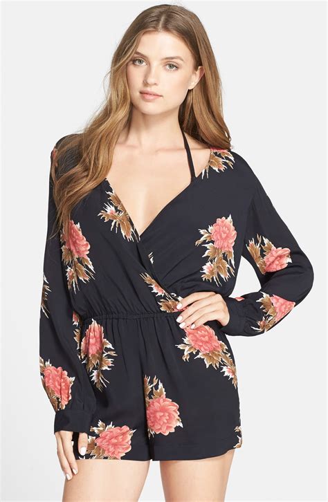 Blue Life The Boho Floral Print Romper Nordstrom