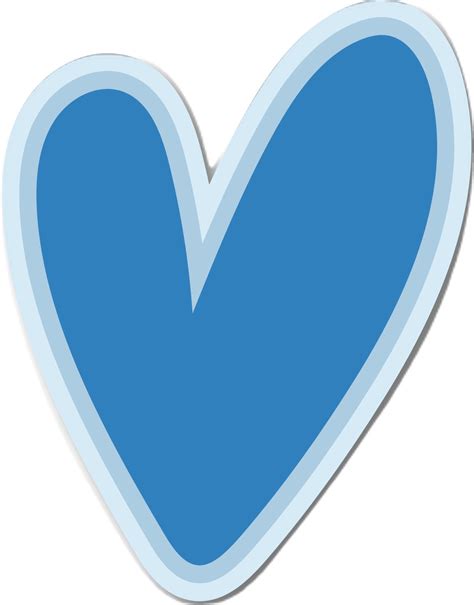 Blue Hearts Sticker For Sale By Teliiia Blue Heart Heart Stickers