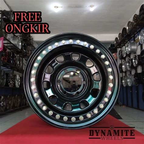 Jual VELG DAYTONA R15X8 PCD 5X139 7 ET 25 HSR BEADLOCK MOKUPO BUAT TAFT