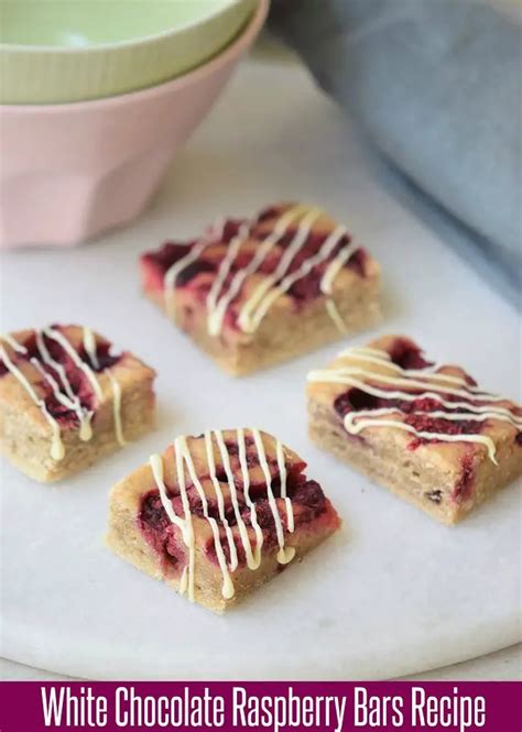 White Chocolate Raspberry Bars Recipe My Boys And Their Toys