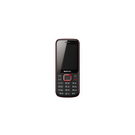 Téléphone Portable Evertek E17 Double SIM Rouge Noir