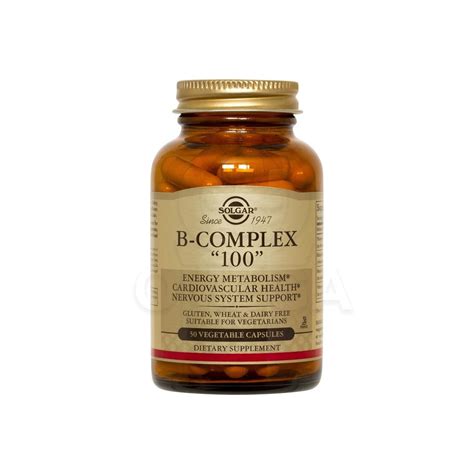 Συμπληρωματα διατροφης SOLGAR Vitamin B Complex 100 Extra High