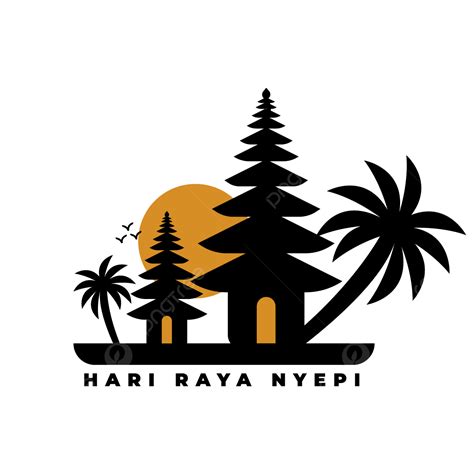 Raya Clipart Transparent PNG Hd Hari Raya Nyepi Selemat Vector Art