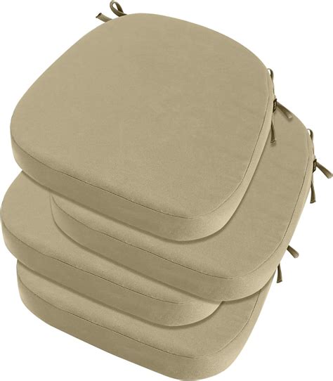 Idee Home Outdoor Chair Cushions Set Of 4 Waterproof Patio Furniture Cushions With