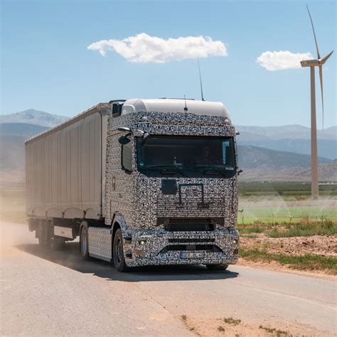 Mercedes The EActros 600 Completes Successful Summer Tests In Spain