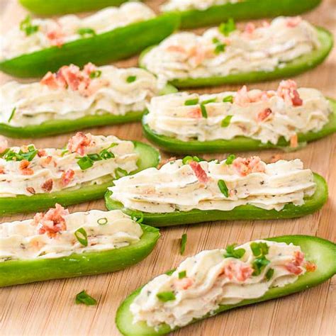 The Best Stuffed Cucumbers Recipe with Bacon Ranch Filling | My Keto ...