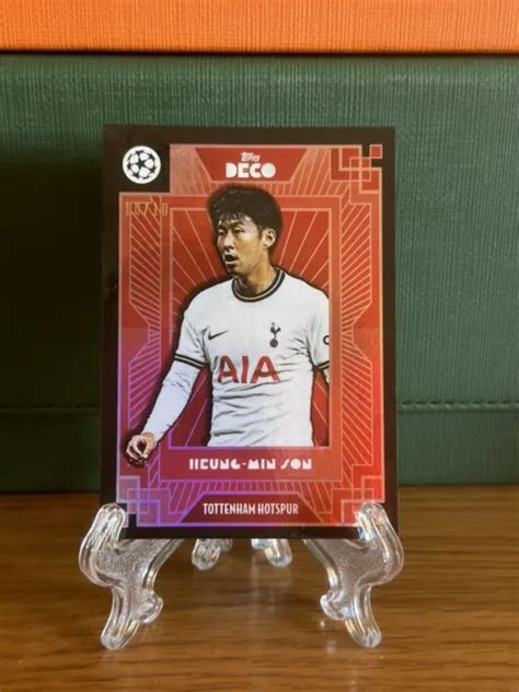 HEUNG MIN SON 10 10 Red Tottenham Hotspurs Topps DECO 2022 23 150