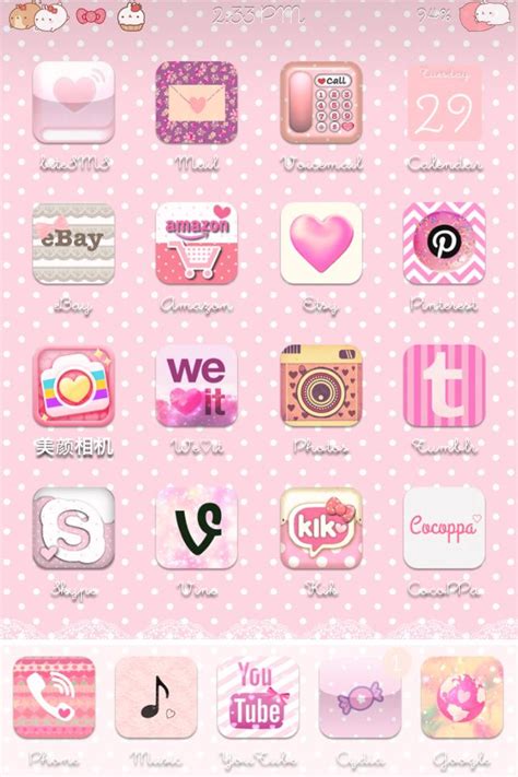 Cocoppa Pastel Pink IPhone Scheme Jailbroken Pink Iphone Iphone