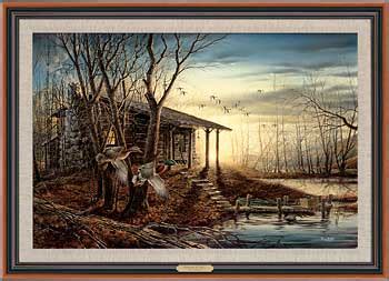 Terry Redlin Handsigned And Numbered Limited Edition Framed Morning