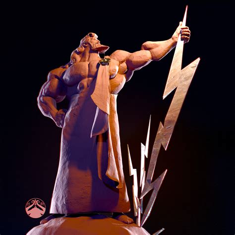 ArtStation - Disney´s Zeus Clay Sculp