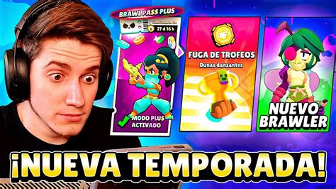 🤑¡me Compro El Nuevo Brawl Pass Plus Desbloqueo A Angelo Y Nuevo Modo De Juego 🔥 Brawl Stars