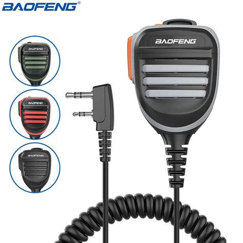 Baofeng Waterproof Ptt Shoulder Speaker Microphone For Tyt Baofeng