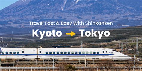Kyoto to Tokyo - Japan Rail Shinkansen (Bullet Train) Ticket