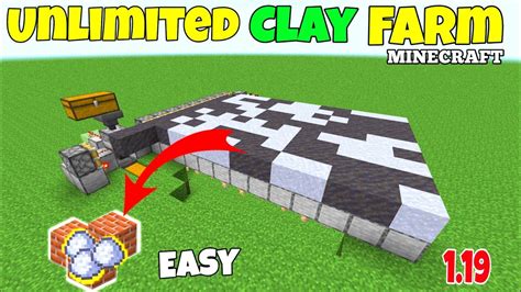 How To Make A Unlimited Clay Farm In Minecraft Bedrock Java MCPE