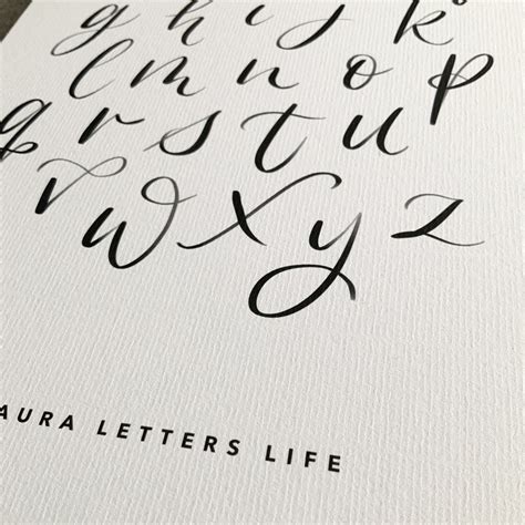 Calligraphy Alphabet Printable