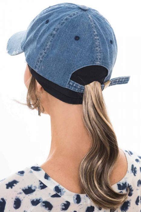 Distressed Denim Baseball Cap Womens Jean Baseball Cap