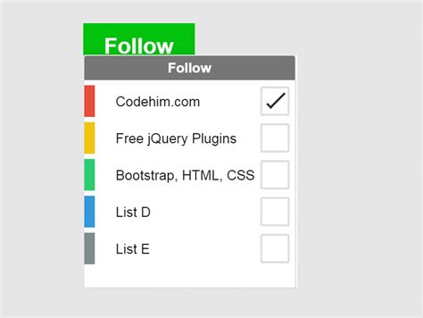 Jquery Interactive Dropdown List Box On Hover — Codehim