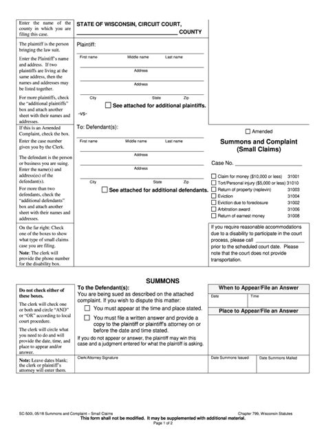 Wisconsin Sc 2018 2024 Form Fill Out And Sign Printable Pdf Template