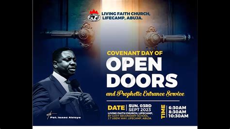 Covenant Day Of Open Doors Rd Service Sunday Lfc