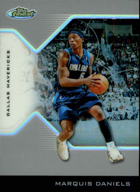 Finest Refractors Mavericks Basketball Card Marquis Daniels