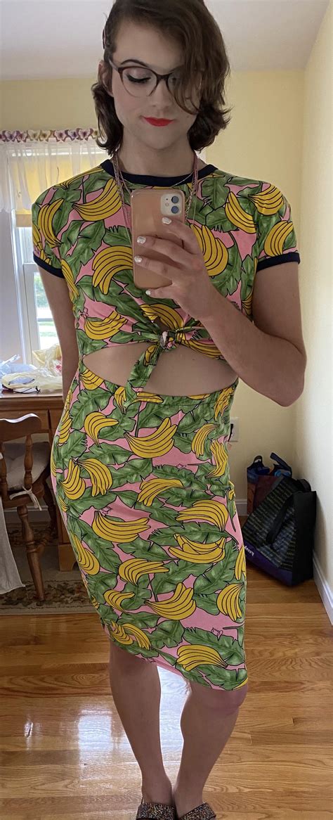 God I Love This Dress How Do I Look 😘🍌 ️🍌 23 Mtf And 6 Months On Hrt