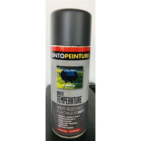 Peinture Haute température Gris fonte 400ml