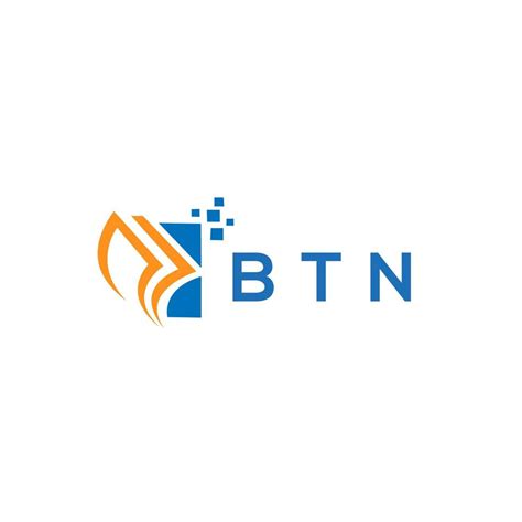 Btn Credit Repair Accounting Logo Design On White Background Btn