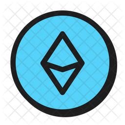 Ether Icon - Download in Colored Outline Style
