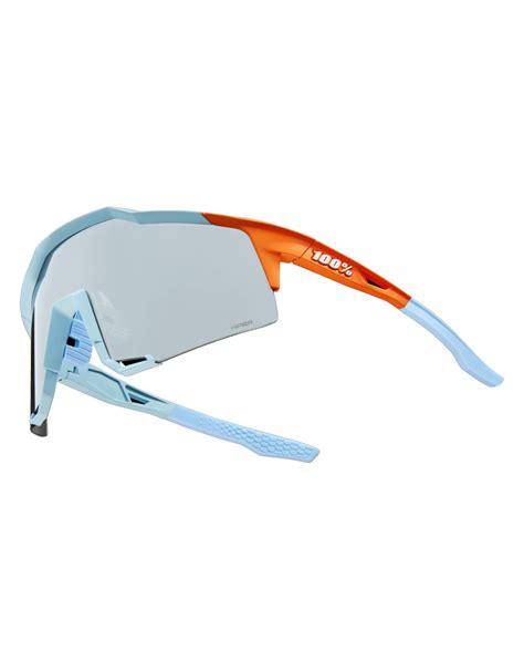 100 Speedcraft Soft Tact Two Tone Hiper Silver Mirror Lens Gafas De Sol Snowleader