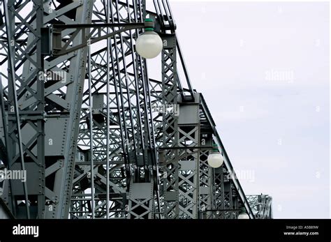 Girder And Framing Structure On Metal Bridge Stock Photo Alamy