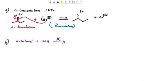 SOLVED IV A Optically Active 2 Bromobutane Undergoes Racemization