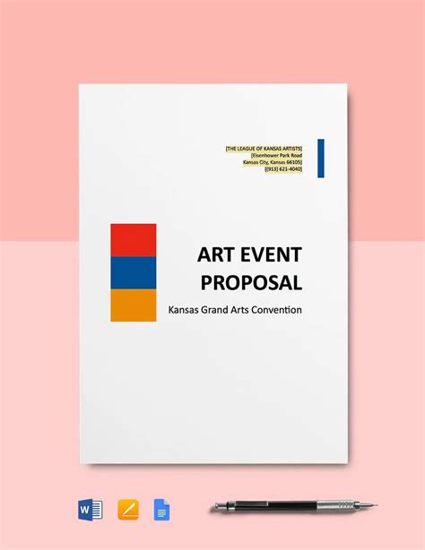 Art Proposal Templates In Word Free Download