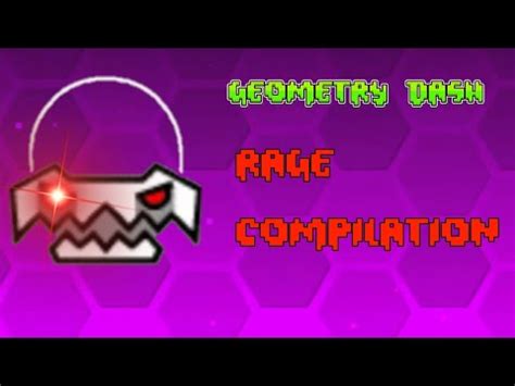 Geometry Dash Rage Compilation Youtube