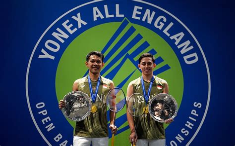 Yonex All England Team Yonex Collecting Titles And Trophies