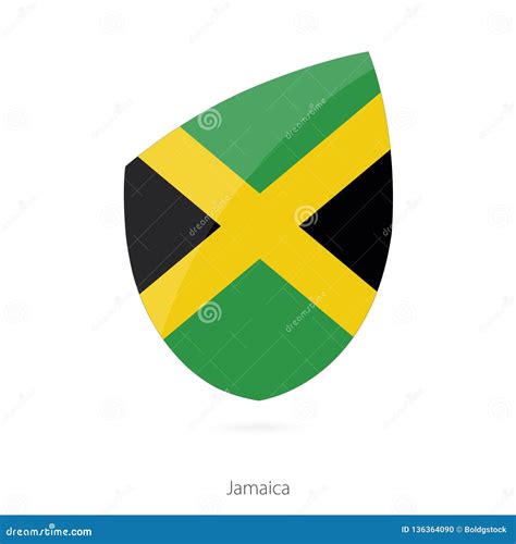 Bandeira De Jamaica Ilustra O Do Vetor Ilustra O De Marco